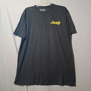 Jedco Jeep Life Off Road Gray T-Shirt for Men